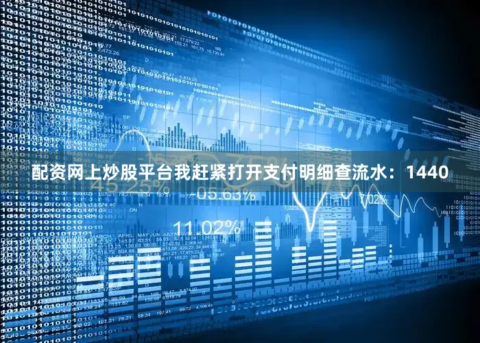 配资网上炒股平台我赶紧打开支付明细查流水：1440
